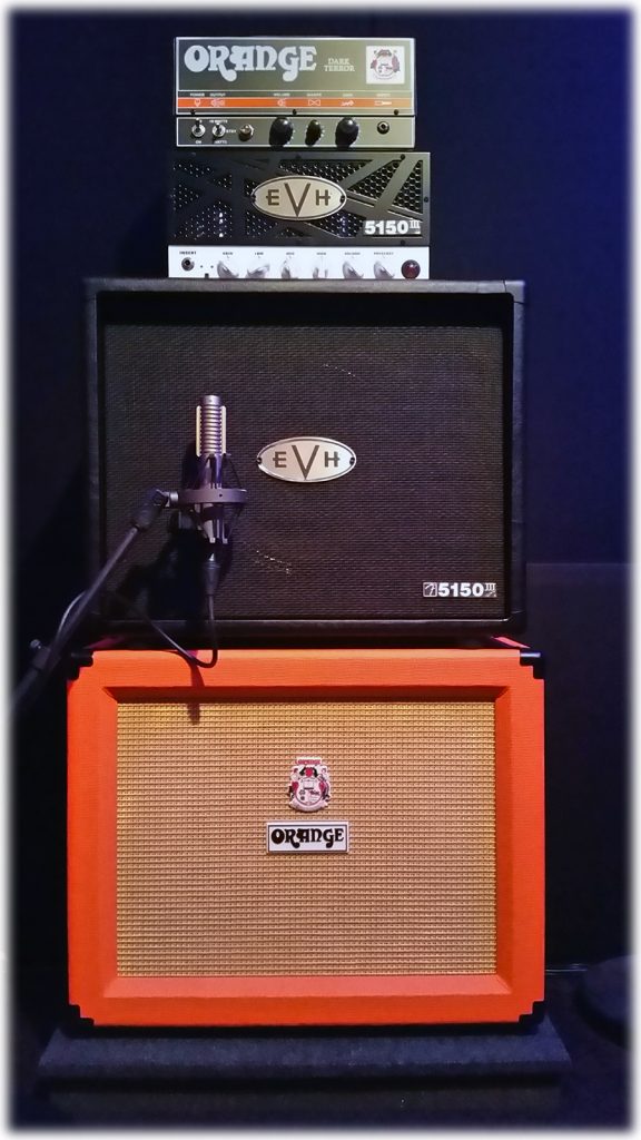 Studio tube amps and Royer R-121 ribbon mic