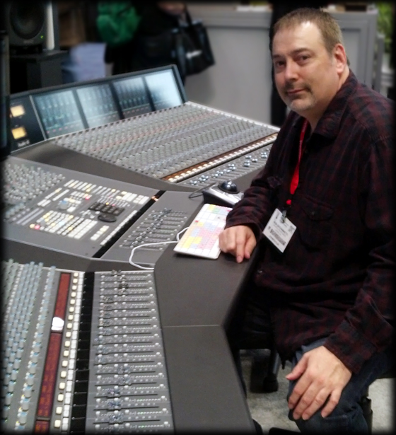 SSL console at 2014 AES trade show